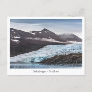 Carte Postale Paysage glaciaire de Svalbard