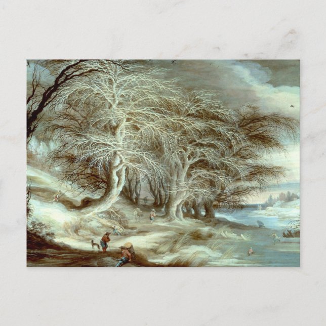 Carte Postale Paysage hivernal Gijsbrecht Leytens (Devant)