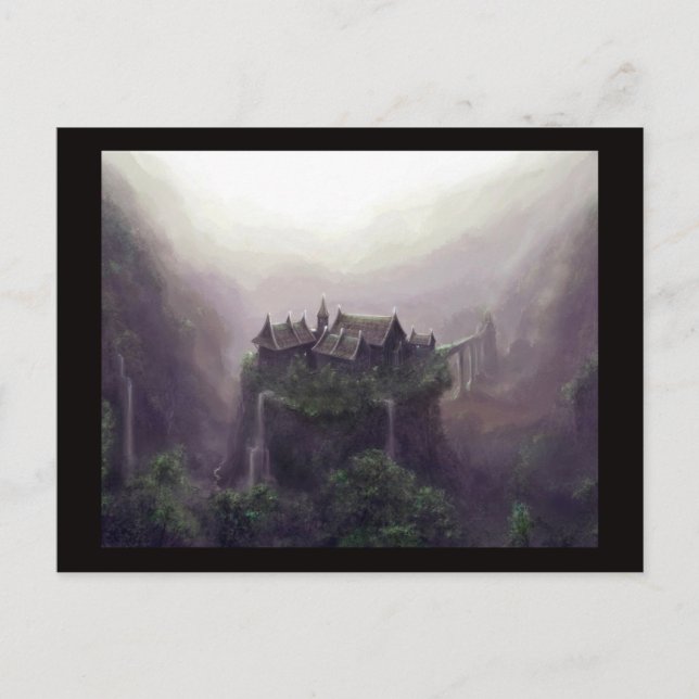 Carte Postale Paysage Imaginaire (Devant)