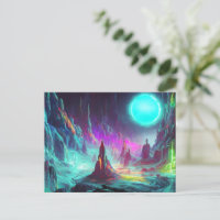 Paysage Imaginaire coloré | Monde Alien