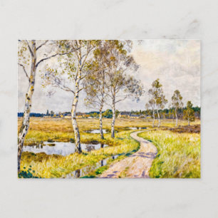 Carte Postale Paysage impressionniste de Worpswede dans le Teufe