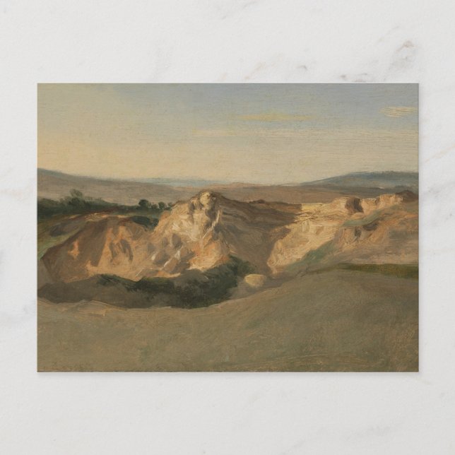 Carte Postale Paysage italien de Jean-Baptiste-Camille Corot (Devant)