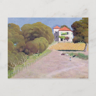 Carte Postale Paysage, La Maison au toit rouge, 1924