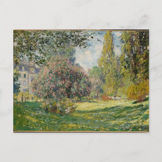 Carte Postale Paysage - Le Parc Monceau - Claude Monet (Devant)