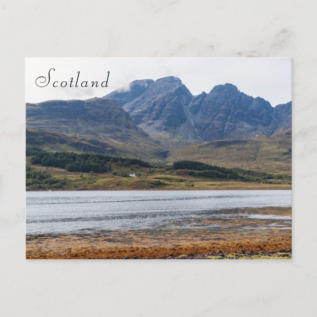 Carte Postale Paysage magnifique de l'île de Skye - Écosse, Roya (Devant)