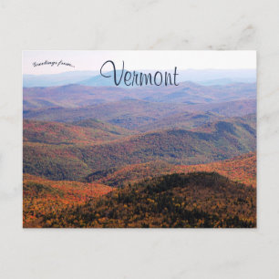 Carte Postale Paysage magnifique du Vermont