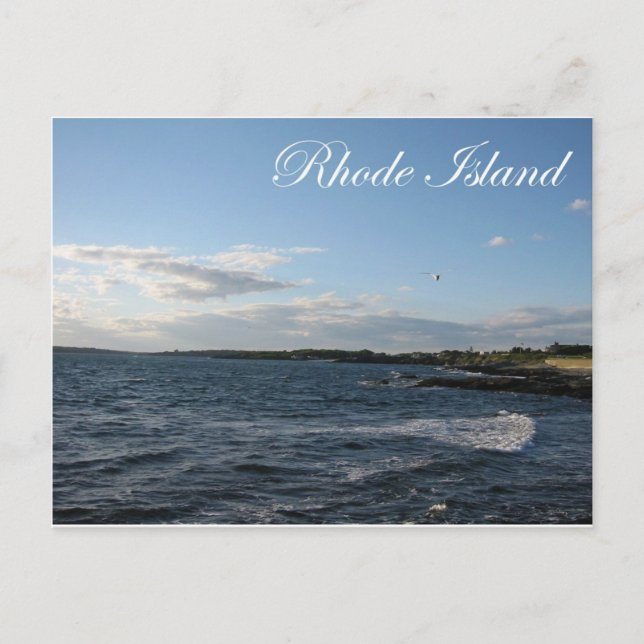 Carte Postale Paysage marin à Rhode Island (Devant)