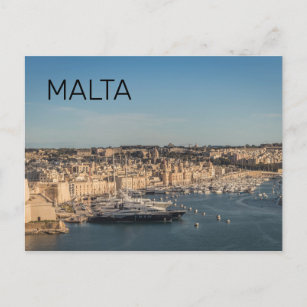 Carte Postale Paysage marin sur les Trois Villes de Malte