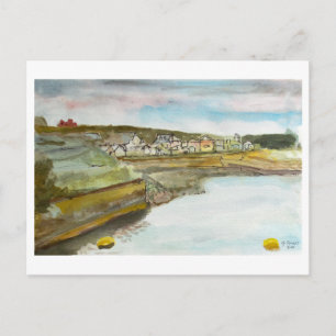 Carte Postale Paysage maritime côtier de Bude Cornwall