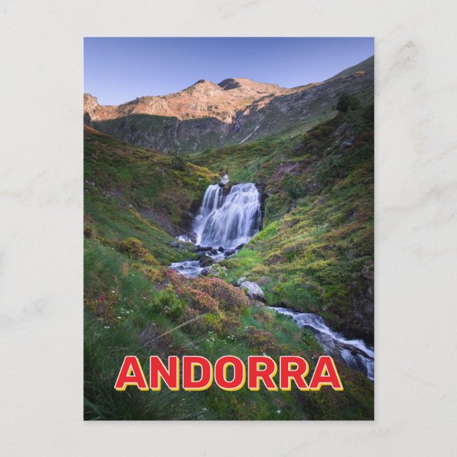 Carte Postale Paysage Montagneux En Andorre (Devant)