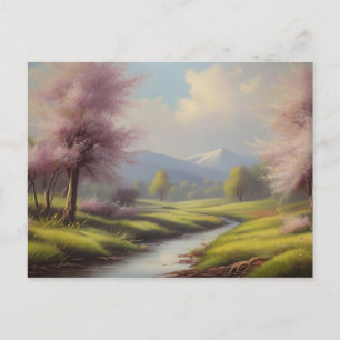 Carte Postale Paysage naturel de printemps