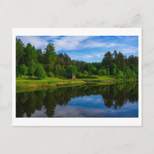 Carte Postale Paysage naturel Paysage Lac Sky Belarus