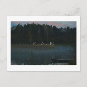 Carte Postale Paysage naturel Paysage rural Paysage Lac Fog Cart