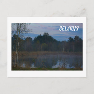 Carte Postale Paysage naturel Paysage rural Paysage Lac Fog Cart