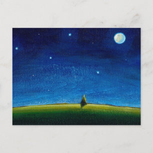 Carte Postale Paysage nocturne Les étoiles appellent, Colin
