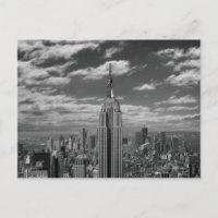 Paysage noir et blanc de New York City skyline