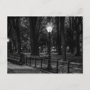 Carte Postale Paysage noir et blanc Photo de Central Park