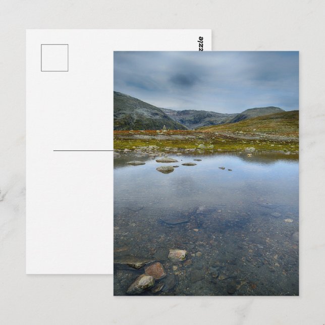 Carte Postale paysage norvège (Devant / Derrière)