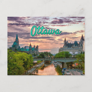 Carte Postale Paysage nuageux d'Ottawa