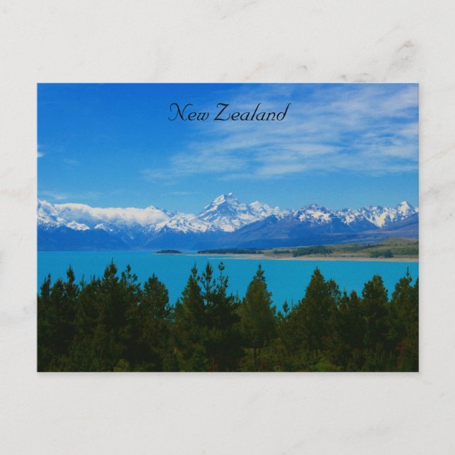 Carte Postale paysage nz (Devant)
