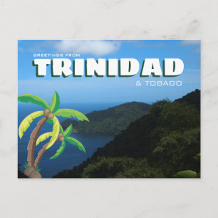 Carte Postale Paysage panoramique Trinité-et-Tobago  