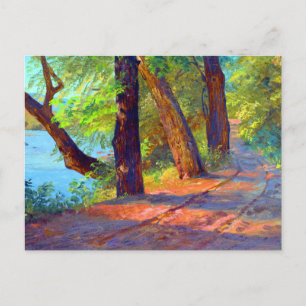 Carte Postale Paysage par l'église Frederic Edwin