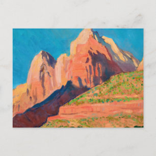 Carte Postale Paysage, parc national de Zion par Maynard Dixon