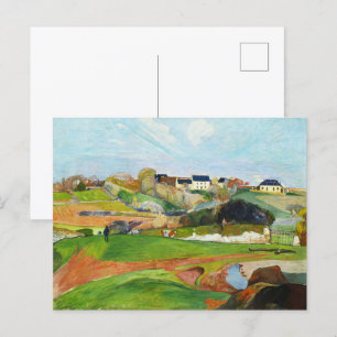 Carte Postale Paysage Paul Gauguin au Pouldu Classic Art