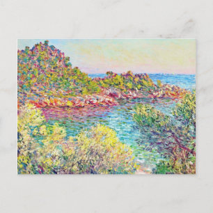 Carte Postale Paysage près de Monte Carlo (par Claude Monet)