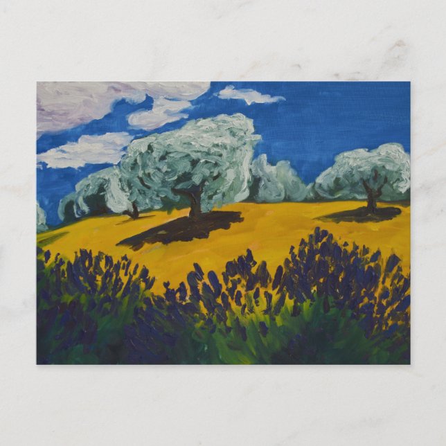 Carte Postale Paysage Provençal (Devant)
