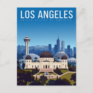 Carte Postale Paysage rêvé de Los Angeles