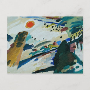 Carte Postale Paysage romantique par Wassily Kandinsky