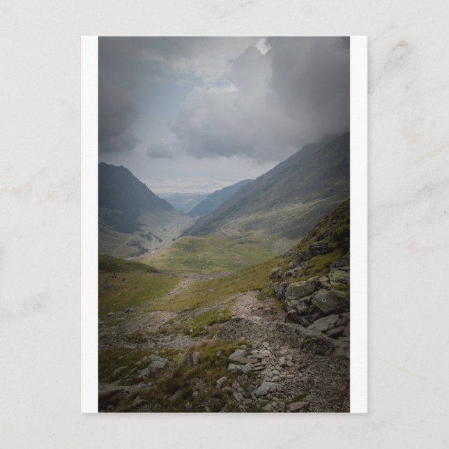 Carte Postale Paysage sauvage en Roumanie (Devant)