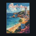 Carte Postale Paysage serein de la Martinique<br><div class="desc">Envoyez vos vœux chaleureux depuis la belle Martinique avec cette carte postale représentant une scène de plage tranquille. Les eaux azur, les palmiers et les sables dorés capturent l'essence du paradis caribéen. Que vous vous remémoriez vos voyages ou que vous partagiez un peu des tropiques, cette carte postale fait revivre...</div>