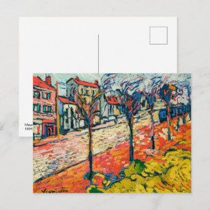 Carte Postale Paysage suburbain Maurice de Vlaminck