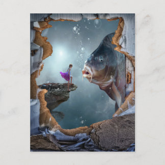 Carte Postale Paysage surréaliste des Imaginaires