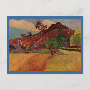 Carte Postale Paysage tahitien de Paul Gauguin (1893)