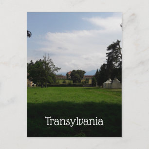 Carte Postale Paysage Transylvanie Avec Château