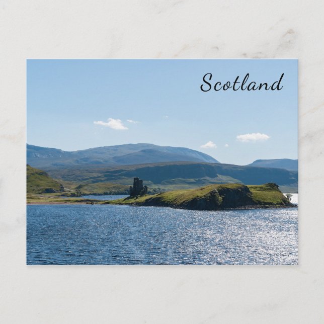 Carte Postale Paysage typique des Highlands écossaises - Écosse (Devant)