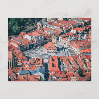 Carte Postale paysage urbain de Brasov, Roumanie