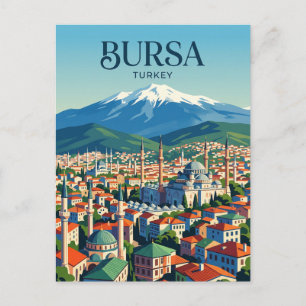 Carte Postale Paysage urbain de Bursa Turquie