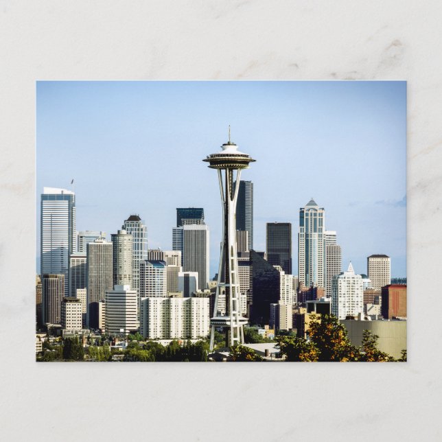 Carte Postale Paysage urbain de Seattle  (Devant)