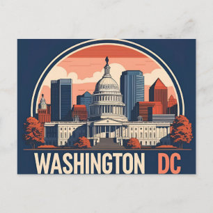 Carte Postale Paysage urbain de Washington D.C.