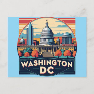 Carte Postale Paysage urbain de Washington DC
