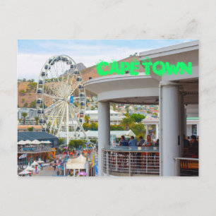 Carte Postale Paysage urbain du front de mer de la Table Mountai