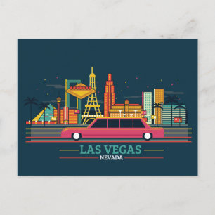 Carte Postale Paysage urbain Skyline Las Vegas, Nevada
