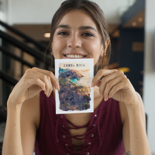 Carte Postale Paysage Vintage voyage du Costa Rica