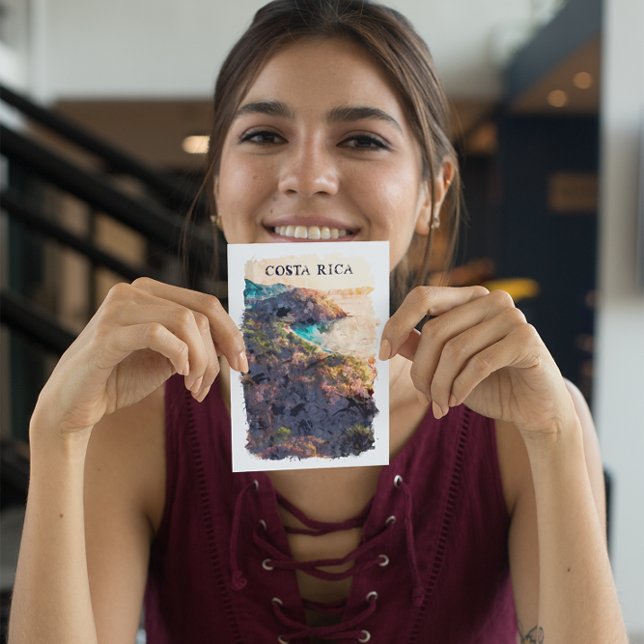 Carte Postale Paysage Vintage voyage du Costa Rica (costa rica scenery postcard)