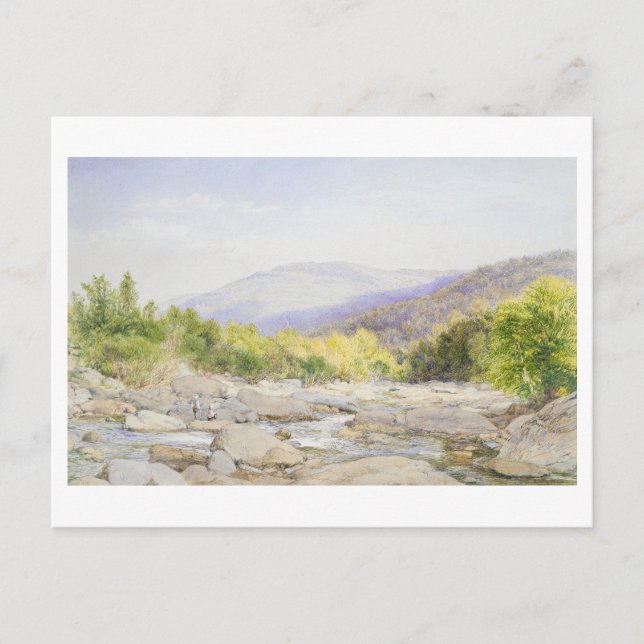 Carte Postale Paysage : Vue sur la peinture de Catskill Creek (Devant)