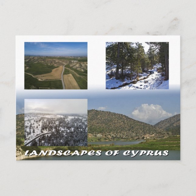 Carte Postale Paysages de Chypre (Devant)